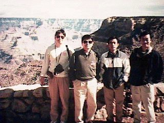 With friends at Grand Canyon