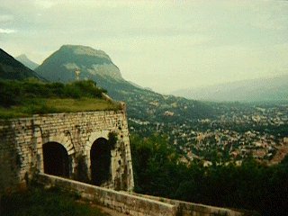 Montblanc from the Verceille at Grenoble