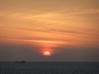 日御碕の夕日2