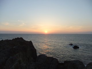 日御碕の夕日